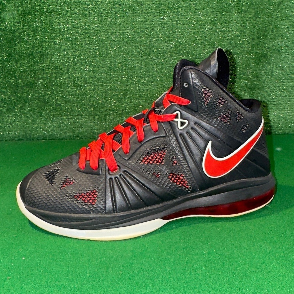 Nike Lebron 8 P.S. Black Red 441946-001 Men’s Size 9.5 Left Foot Only